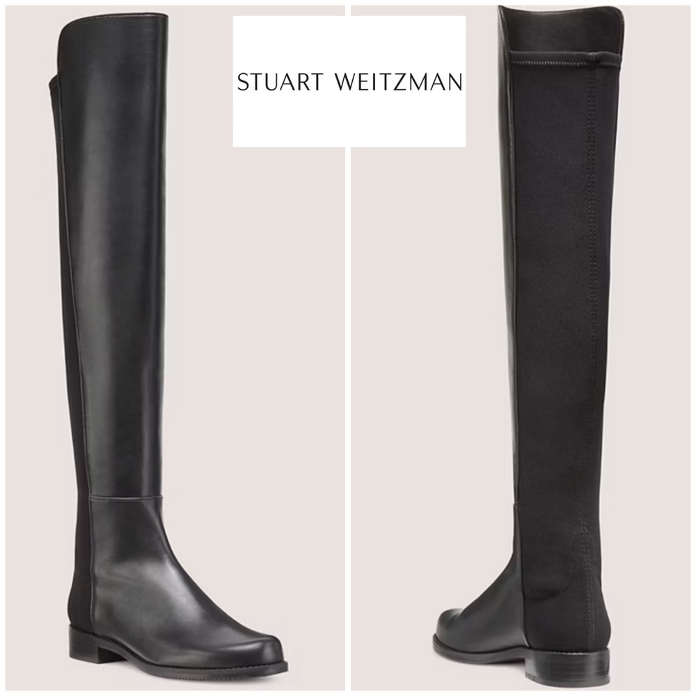 New Stuart Weitzman Nappa Leather 5050 Over the Knee Leather Boots sz 5.5 - Picture 2 of 15